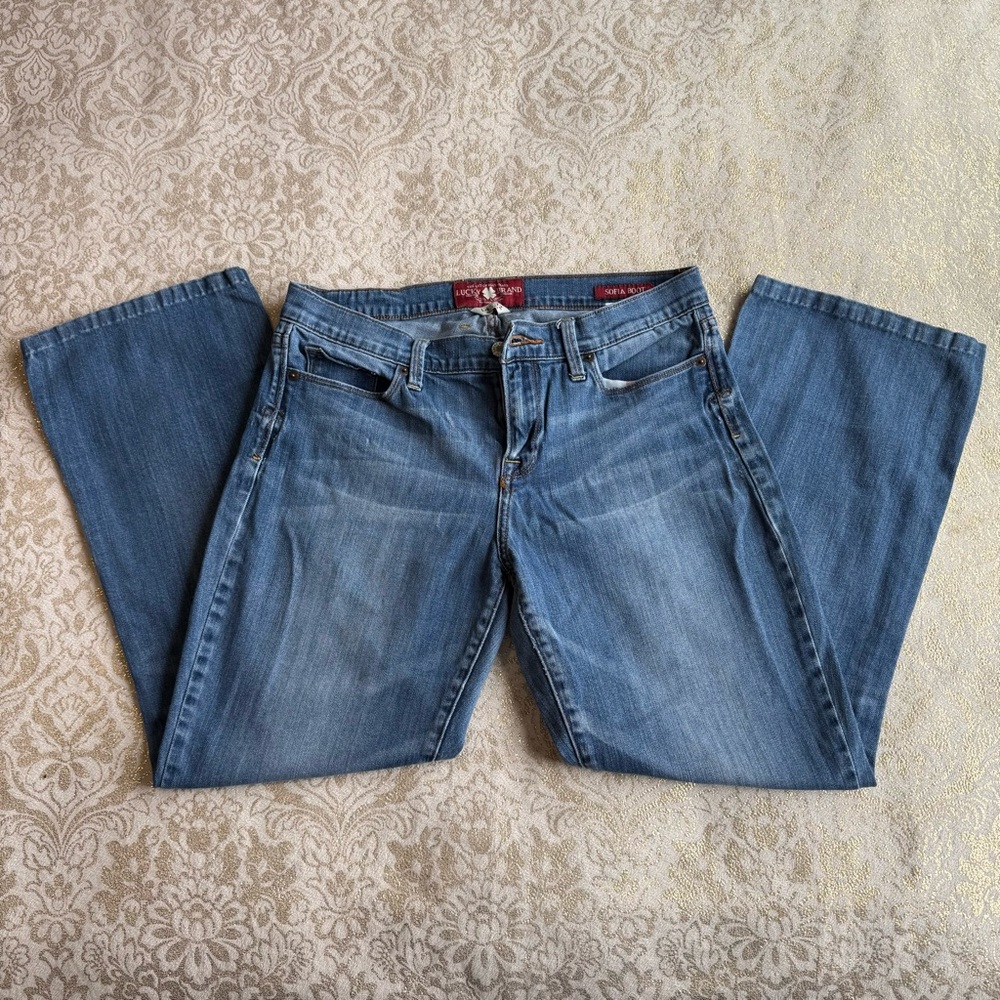Lucky Brand Sofia Boot Jeans 14 Short